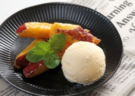 大学芋とアイス